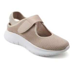 Easy Spirit Denise Austin Mary Jane shoes Tan 12 W Velcro